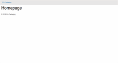 Desktop Screenshot of go-packaging.com